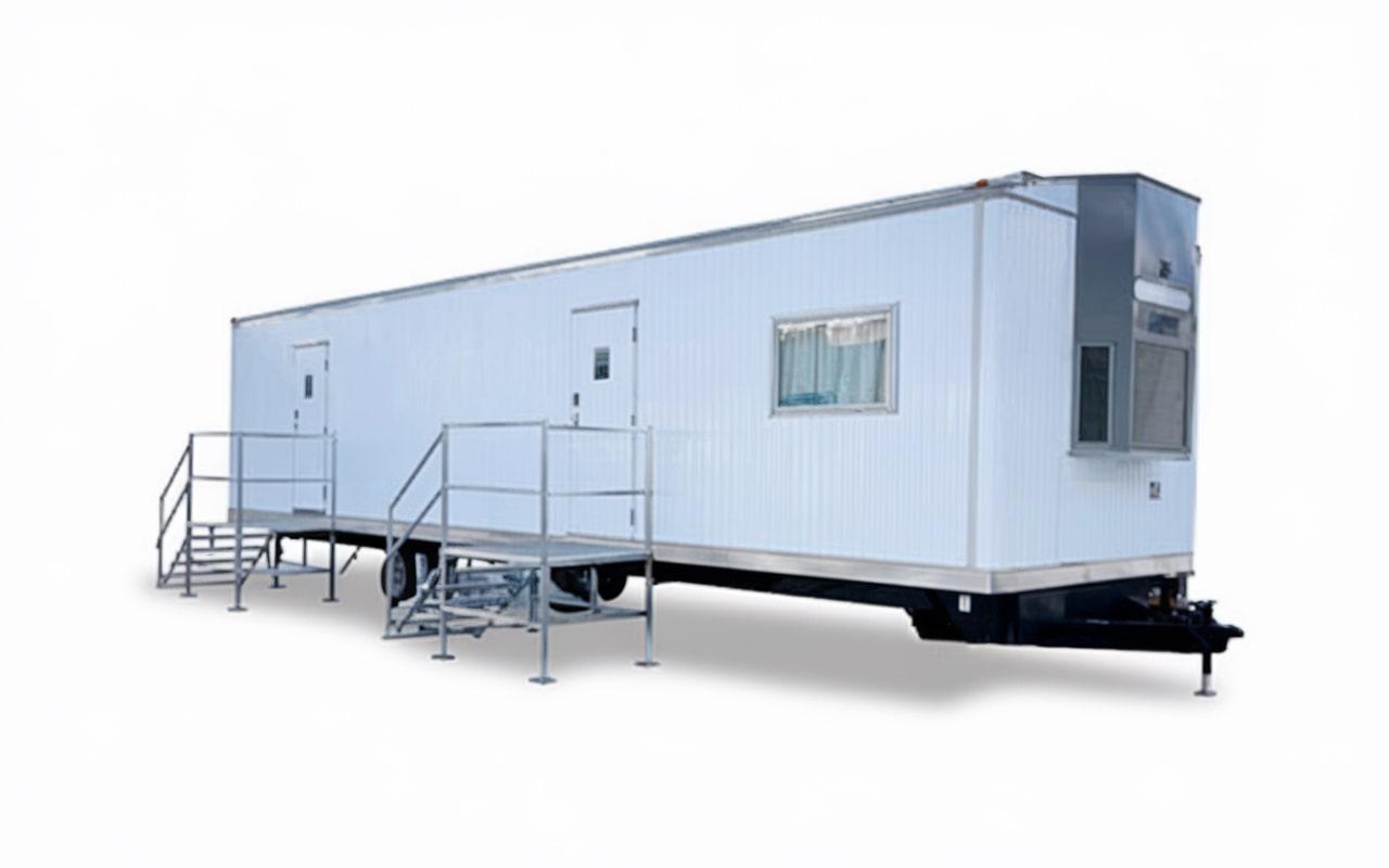 our office trailers can be equipped with heating and cooling systems for added comfort